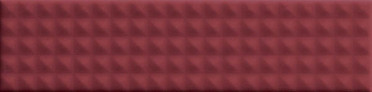 Настенная плитка BISCUIT Stud Bordeaux (4101163) 5x20 от 41ZERO42 (Италия)