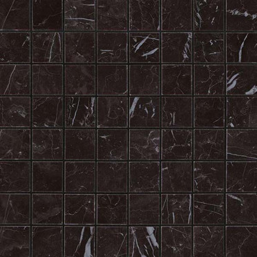 Мозаика керамогранит Marvel Stone Nero Marquina Mosaico Matt (AS3Z) 30x30 от Atlas Concorde (Италия)