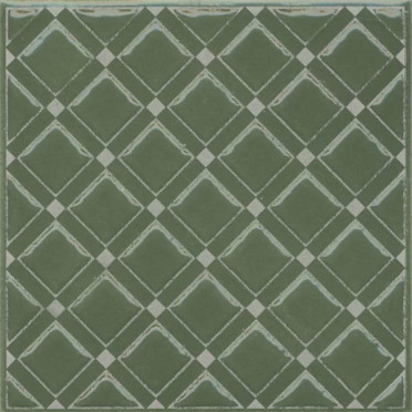 Декор Бахия 1 зелёный глянцевый (KMD3STA015GN) 9.8x9.8x0.7 от Kerama Marazzi (Россия)