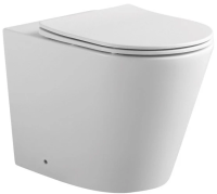 Унитаз приставной с сиденьем микролифт Aquatek Вега AQ1906-00 безободковый