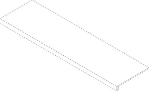 Фронтальная ступень Boost Stone Taupe Scalino (A7OU) 33x120 от Atlas Concorde (Италия)