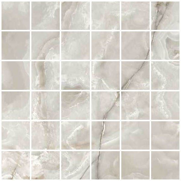 Мозаика ONYX&MORE SILVER ONYX SATIN MOS. 5X5 (767648) 30x30 от Casa Dolce Casa (Италия)