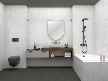 Настенная плитка ARMANI GREY ACROSS 30x90 от Gravita (Индия)