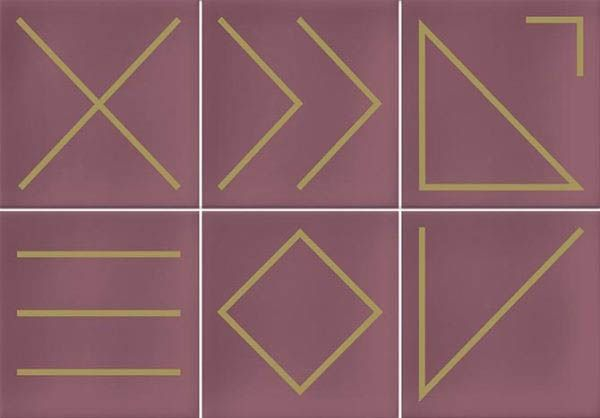 Настенная плитка Nagano Marsala 23x33.5 от Vives Ceramica (Испания)