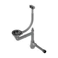 Арматура для одночашевых моек Omoikiri WK-1-S-GM 4956492 вороненая сталь