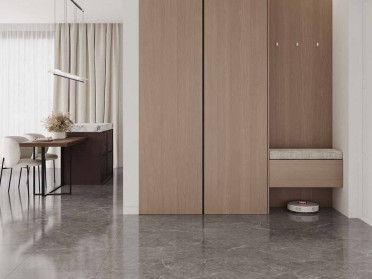 Керамогранит Mramor Chic Grey темно-серый Полированный 60x120 от Ceradim (Индия)