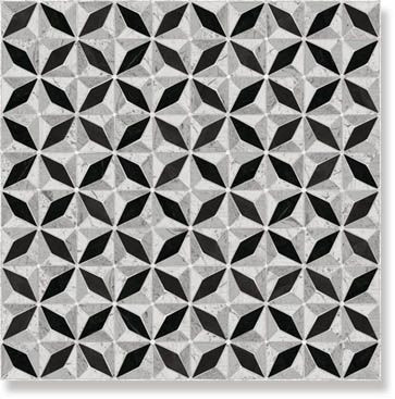 Керамогранит Via Appia Medix Negro 43.5x43.5 от Vives Ceramica (Испания)