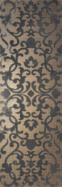 Настенная плитка Marvel Noir S.Laurent Brocade (9MBN) 30.5x91.5 от Atlas Concorde (Италия)
