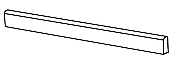 Плинтус NOBILE BLANC DU BLANC BATT (PF60006643) 5.5x120 от Ariana (Италия)