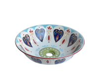 Раковина накладная Bronze de Luxe Козетта 45 4380 белая