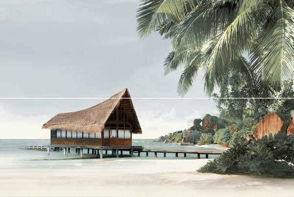 Панно Ailand из 2 плиток (PWA11ALD3) 40x60x0.75 от Alma Ceramica (Россия)