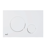 Кнопка смыва AlcaPlast Basic M676 белая