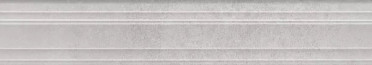 Бордюр Багет Догана серый светлый матовый обрезной (BLF016R) 7.3x40 от Kerama Marazzi (Россия)