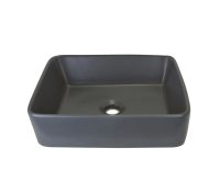 Раковина накладная Bronze de Luxe 50 1010-GM серая