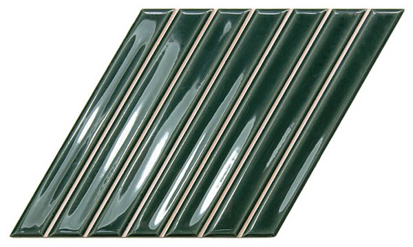 Настенная плитка SPIKE BARS B ROYAL GREEN (135025) 15x25.9 от WOW (Испания)