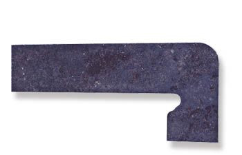 Плинтус Metalica Zanquin Fior izda/dcha Basalt левый/правый 39.5x17.5 от Exagres (Испания)