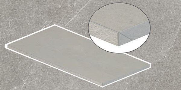 Фронтальная ступень SHALE GREIGE GRADONE ASSEMBLATO (SL03G6A) 30x60 от Italgraniti (Италия)