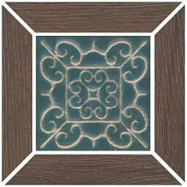 Вставка Тровазо наборный коричневый светлый матовый (ID154) 13x13x0.9 от Kerama Marazzi (Россия)