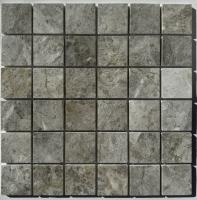 pixmosaic PIX 332 Tundra Grey, чип 48х48 мм, сетка 305х305х6 мм, Полированная
