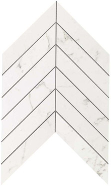 Мозаика настенная Marvel Stone Chevron Carrara Pure Wall (9SCA) 30.5x25 от Atlas Concorde (Италия)