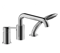 Встраиваемый смеситель на 3 отверстия на борт ванны Bravat Angel F5172217CP-1-RUS