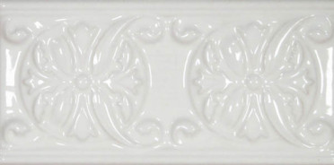 Бордюр PLUS CLASSIC 10 WHITE ZINC (CV62764) 7.5x15 от Cevica (Испания)