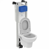 Комплект унитаз с инсталляцией и сиденьем микролифт Ideal Standard Exacto X022601