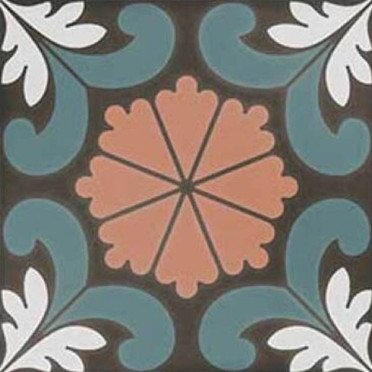 Керамогранит SYNC FLOWER BLUE (125634) 15x15 от DNA Tiles (Испания)