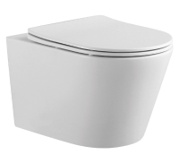 Унитаз подвесной с сиденьем микролифт Aquatek Вега AQ1905-00 безободковый