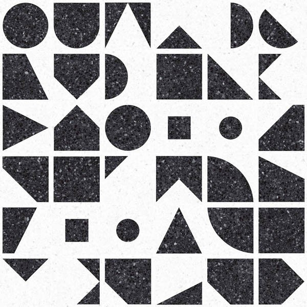 Керамогранит NIZA Orcia-R Carbon 20x20 от Vives Ceramica (Испания)