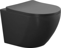 Унитаз подвесной с сиденьем микролифт Aquanet Cetus Cetus 2.0 W LX-1901С безободковый