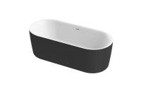 Акриловая ванна Cezares Metauro 180x80 METAURO-INT-Central-180-80-60-B-W-MATT