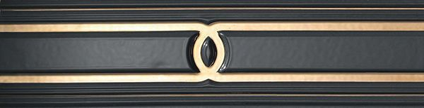 Бордюр Marvel Gold Black LVGB 7.8x30.5 от Atlas Concorde (Италия)