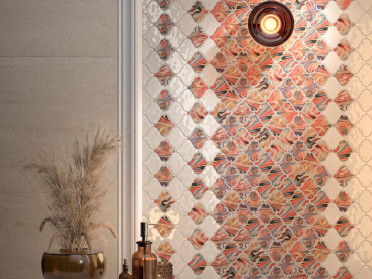 Декор Арабески Венеция красный матовый (VT\A625\65000) 6.5x6.5x6.9 от Kerama Marazzi (Россия)