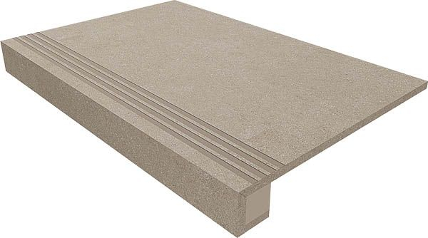 Комплект (Ступень LN01 (33x120) непол. (прямоугол. бортик) + Подступенок (14,5x120)) 33x120 от Estima (Россия)