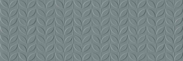 Настенная плитка Vida Struttura Foglia 3D Azzurro Rett (RA6R) 30x90 от Ragno (Италия)
