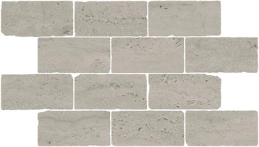 Бордюр Сан-Марко мозаичный серый матовый обрезной (BR033) 26.5x46.5x0.9 от Kerama Marazzi (Россия)