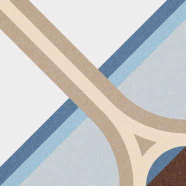 Декор 1900 Montaner Azul 20x20 от Vives Ceramica (Испания)