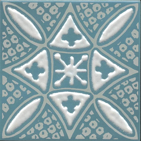 Декор Бахия 2 бирюзовый глянцевый (KMD3STA020GN) 9.8x9.8x0.7 от Kerama Marazzi (Россия)