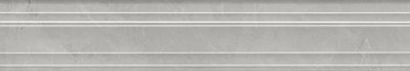 Бордюр Багет Риальто серый светлый глянцевый обрезной (BLF022R) 7.3x40 от Kerama Marazzi (Россия)