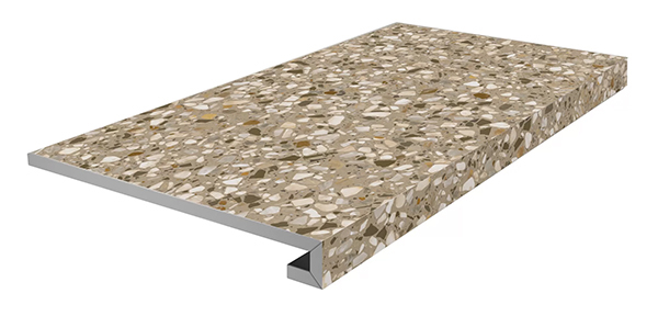 Фронтальная ступень клееная Бричиола бежевый мат. обрезной (KM6060G0041RGCF) 33x60 от Kerama Marazzi (Россия)