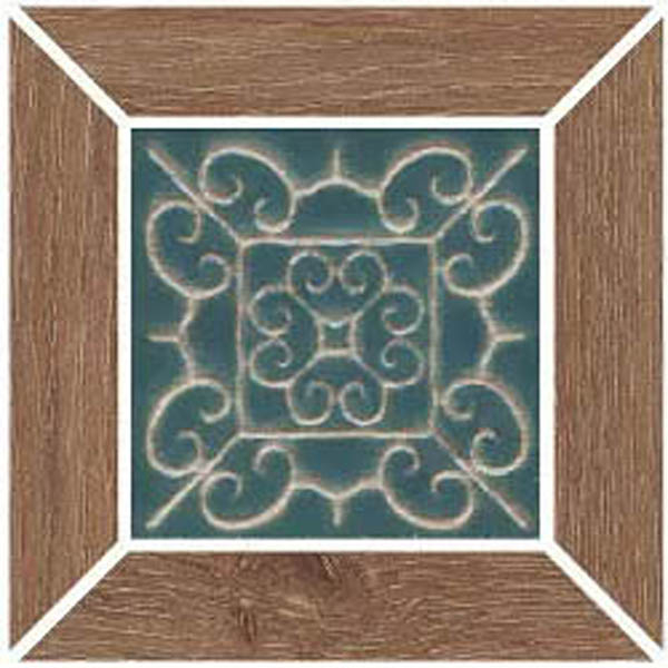 Вставка Тровазо наборный бежевый тёмный матовый (ID155) 13x13x0.9 от Kerama Marazzi (Россия)