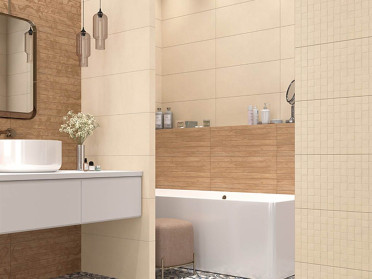 Настенная плитка Effetto Base Beige Wall 02 (A0425D19602) 25x60 от Creto (Россия)