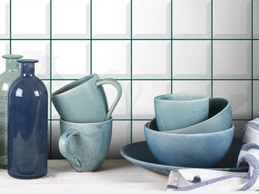 Настенная плитка Biselado Brillo Blanco Newcastle 10x10 от Absolut Keramika (Испания)