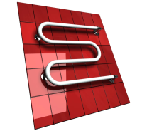 Полотенцесушитель водяной 600x600 Двин M (CS) 4627087412586 белый