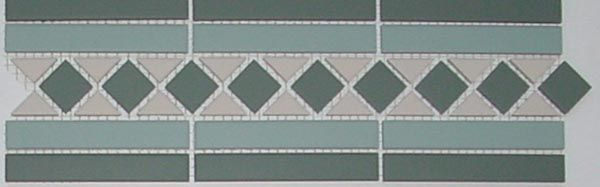 Бордюр Border BELFAST 2 Strip Stand. (13+16+18) 42x14.5 от TopCer (Португалия)