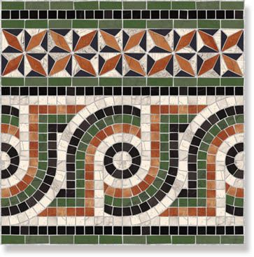 Декор Via Appia Cen. Nola Multicolor 43.5x43.5 от Vives Ceramica (Испания)