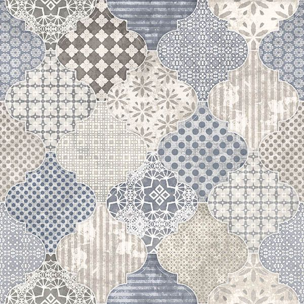 Керамогранит глаз. Majolica голубой (C-MA4R042D) 42x42 от Cersanit (Россия)