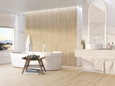 Настенная плитка TRIPOLI MATE SNOW (матовая) Rect. 40x120 от Pamesa (Испания)