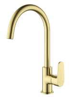 Смеситель для кухни Aquatek Оберон AQ1282BG шлифованное золото